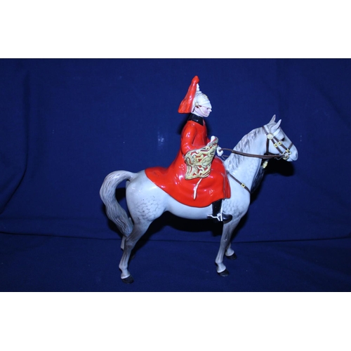 64 - A rare Beswick Royal Life Guard figurine