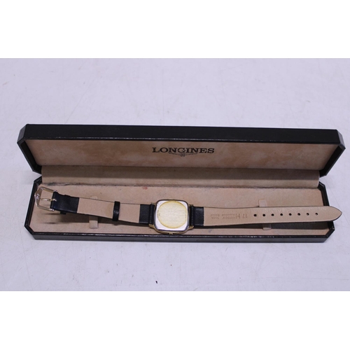 133 - A boxed Longines Presence quartz Gentleman's watch in working order 1506803 (1987)