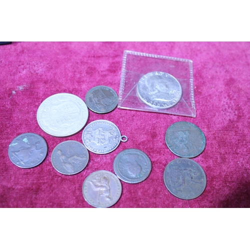 106 - A assortment of antique coins