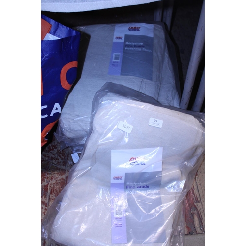 66 - A large quantity of auto care polishing cloths