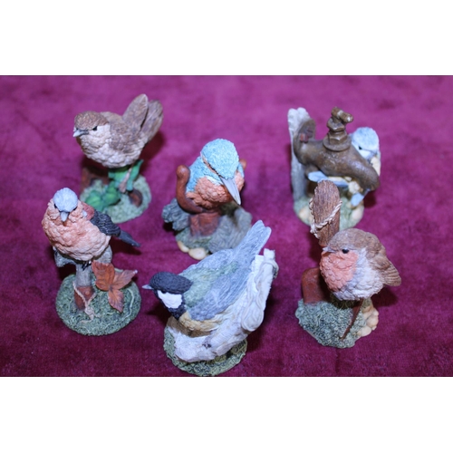 132 - Six assorted Royal Doulton bird figures