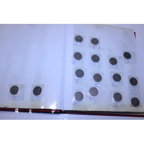 29 - An album containing Old British Coins & British and world bank notes