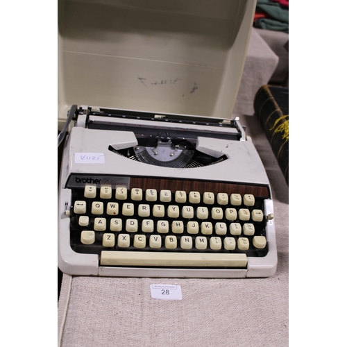 177 - A vintage Brother portable typewriter