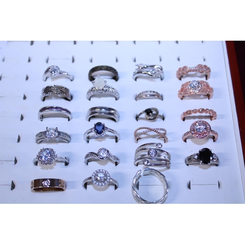 255 - A selection of assorted dress rings (box not included)