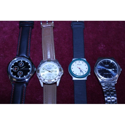 102 - A collection of assorted watches including Sekonda