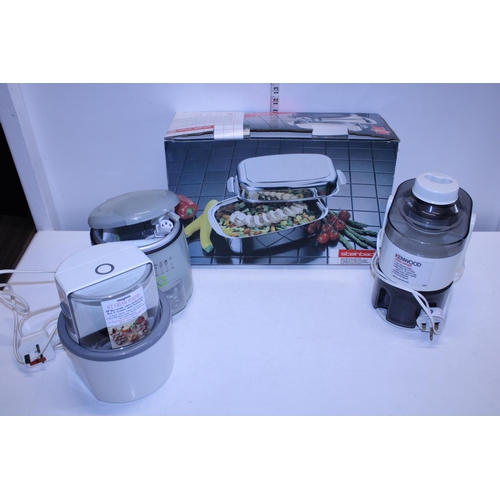 152 - Two Ice Cream makers and other kitchen appliances, shipping unavailable