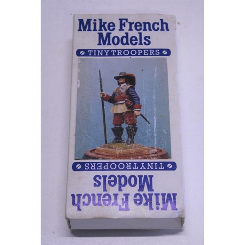 166 - A boxed Mike French 'Tiny Trooper's' model