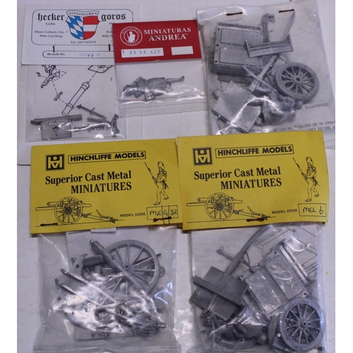 191 - A selection of assorted metal model kits including Hinchcliffe