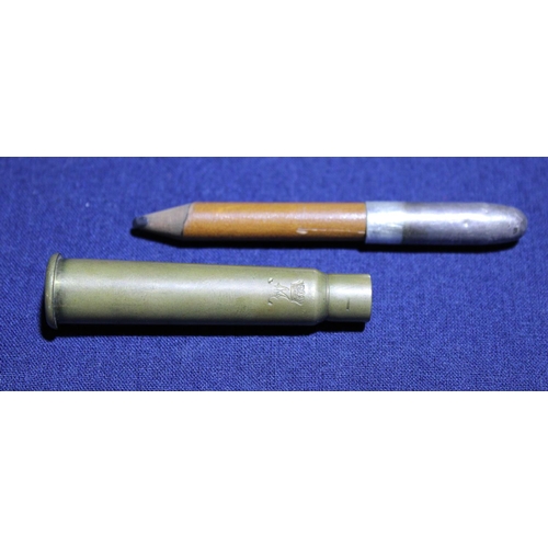 96 - A WWI Princess Mary tin pencil bullet