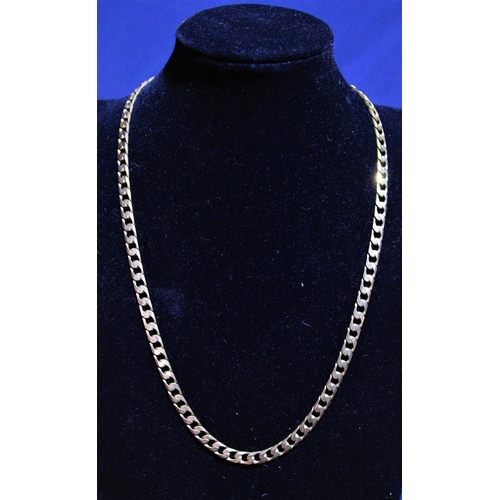 99 - A 9ct gold curb necklace 31.21g