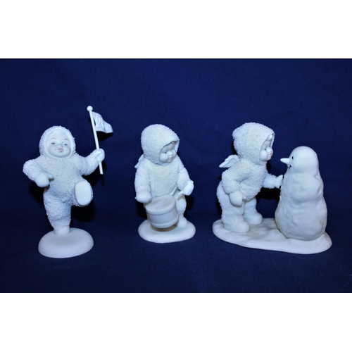 103 - Three collectable snow babies