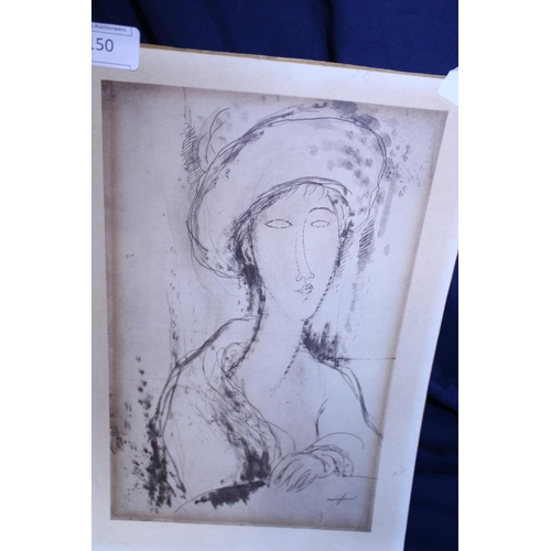 68 - Amedeo Modigliani print c1910