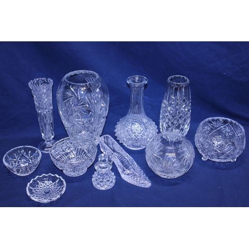 123 - A job lot of assorted glassware's, shipping unavailable