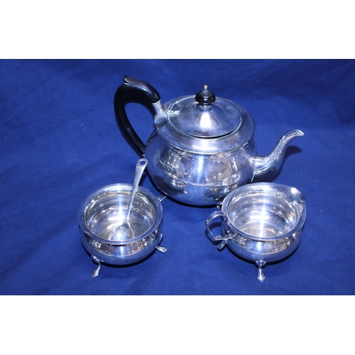 107 - A Yeoman silver plated tea service