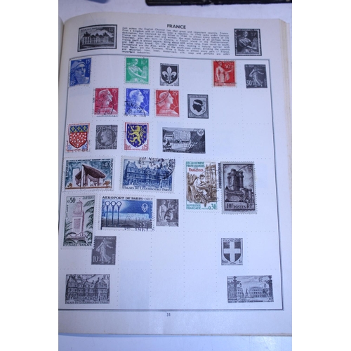 254 - A selection of stamp albums and loose stamps