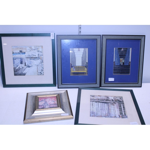 71 - A selection of framed prints by Charles Rennie Mackintosh shipping unavailable