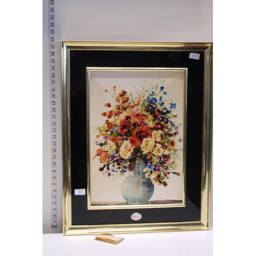 116 - A framed original art work by Juan Marianne with COA 70x55cm, shipping unavailable