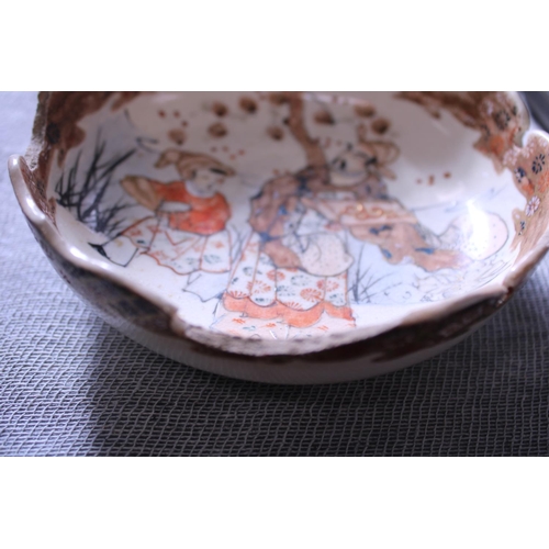 224 - Two antique Oriental ceramic bowls (as found)