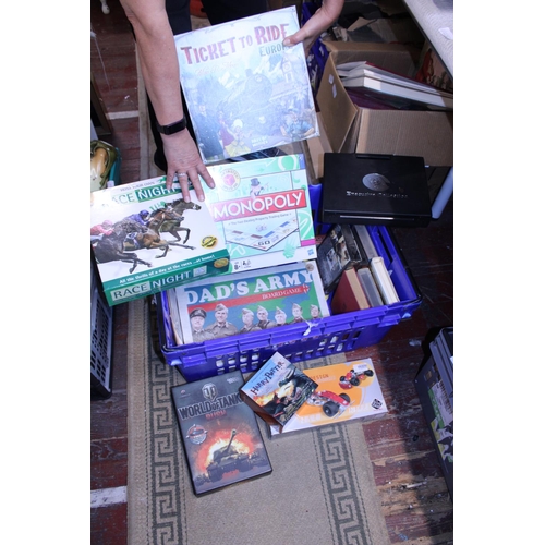 111 - A job lot of vintage games and other items. Shipping unavailable