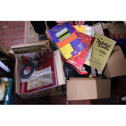 112 - A job lot of assorted vintage musical related books. Shipping unavailable