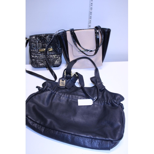 177 - A selection of assorted ladies handbags including Ted Baker, Sisley etc
