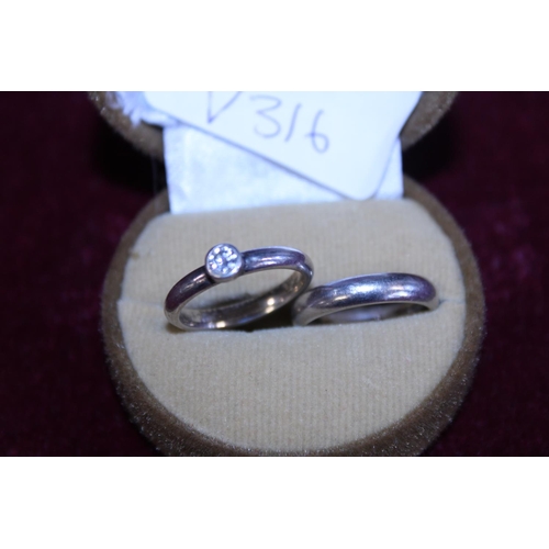 254 - Two sterling silver rings