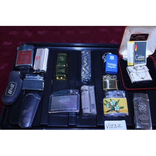 264 - A job lot of assorted vintage cigarette lighters