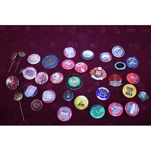 291 - A job lot of assorted colliery mining badges etc
