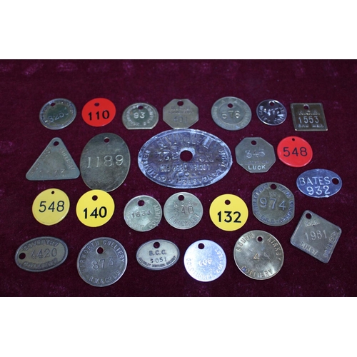 292 - Twenty five colliery mining pit checks
