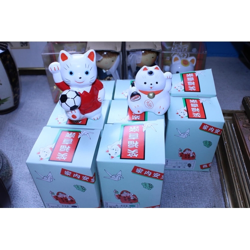 66 - A selection new of Japanese ceramics figures