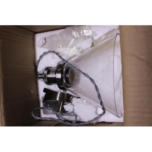 82 - A new boxed Laura Ashley ceiling pendant light (unchecked)