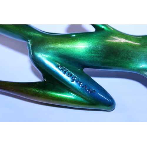 305 - A limited edition Tim Cotterill (The Frogman) enamelled  bronze with COA 'Tango' 314/500 28cm toe to... 