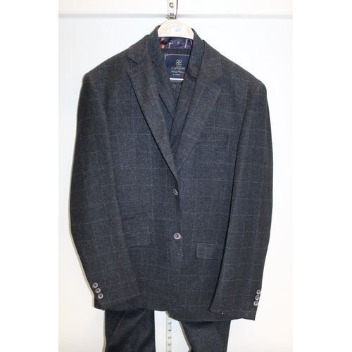 428 - A House of Cavani suit jacket with waistcoat and trousers