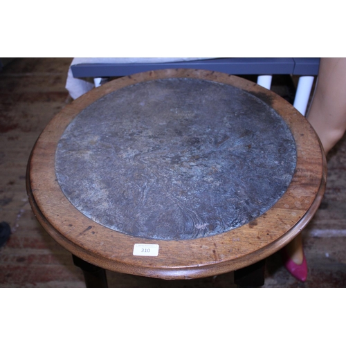 310 - A antique Victorian pub table. Shipping not available.