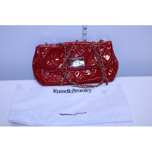 327 - A Russell and Bromley ladies handbag