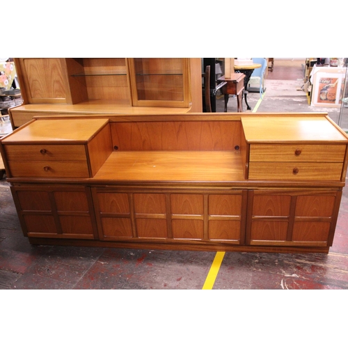 385 - A md century Nathan sideboard L191 x H78 x D45cm, shipping unavailable