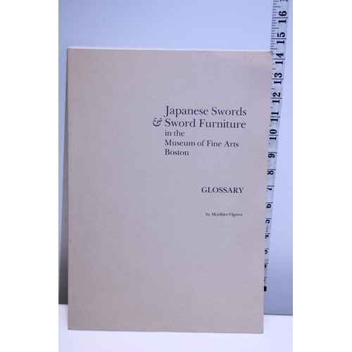 286 - A hardback book 'Japanese Swords and Sword Furniture in the Museum of Fine Arts Boston' by Morihiro ... 