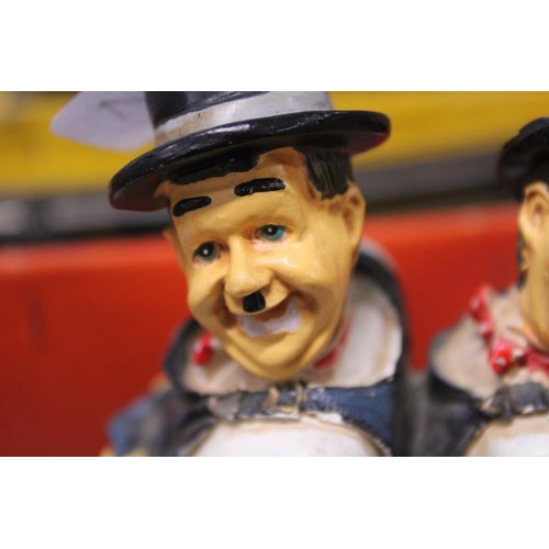 62 - A selection of Shudehill Laurel & Hardy figures