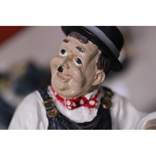 62 - A selection of Shudehill Laurel & Hardy figures