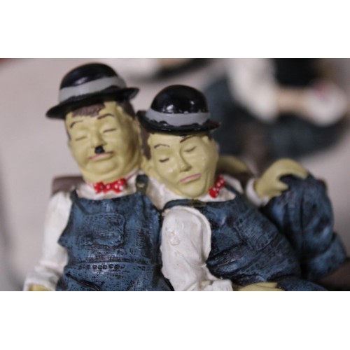 62 - A selection of Shudehill Laurel & Hardy figures