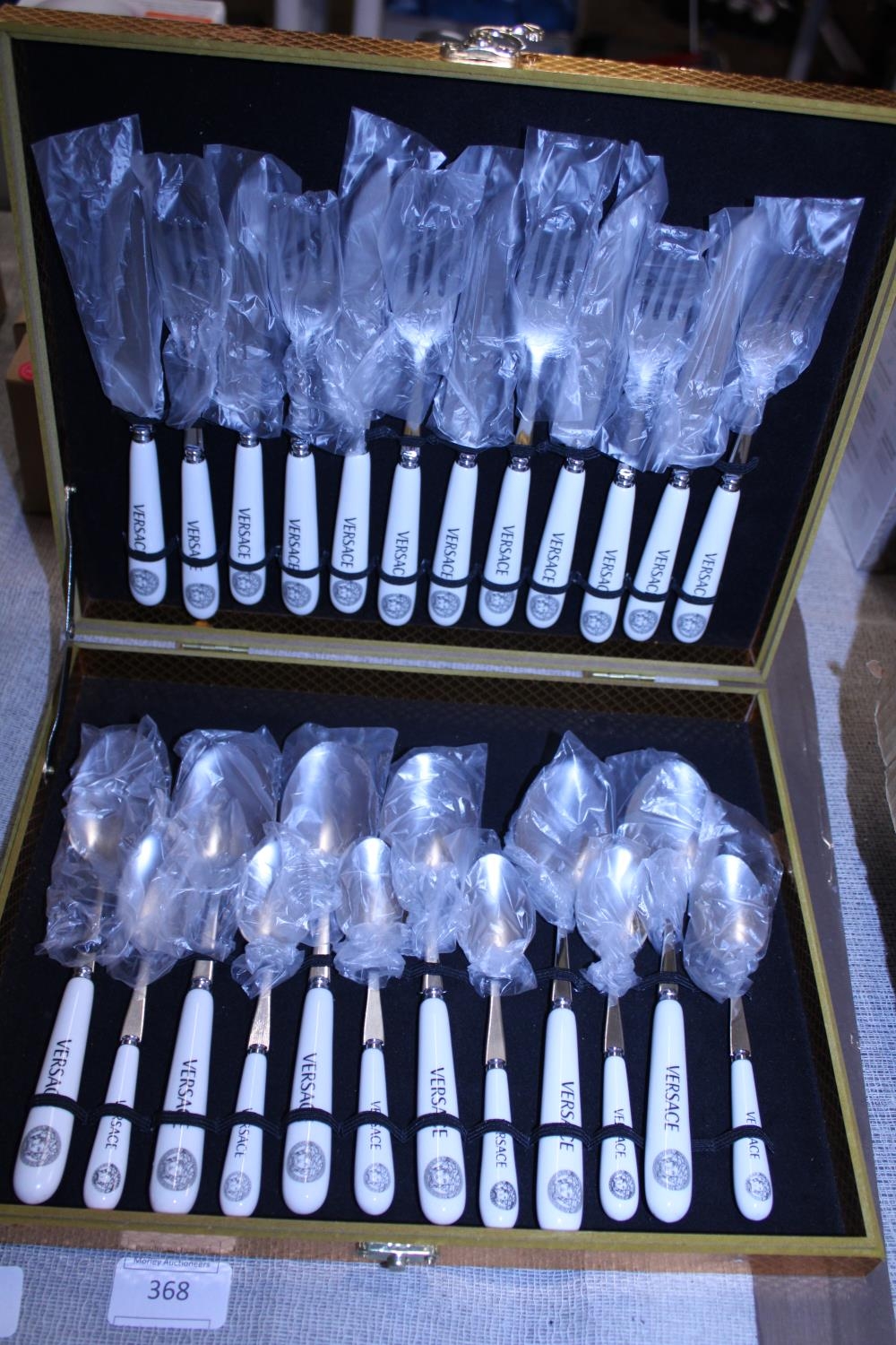 A box set of new Versace cutlery