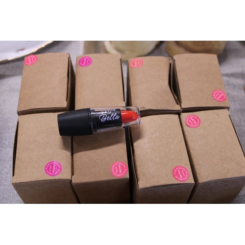 114 - Eight boxes x6 of new Bella Noir lipsticks assorted colours