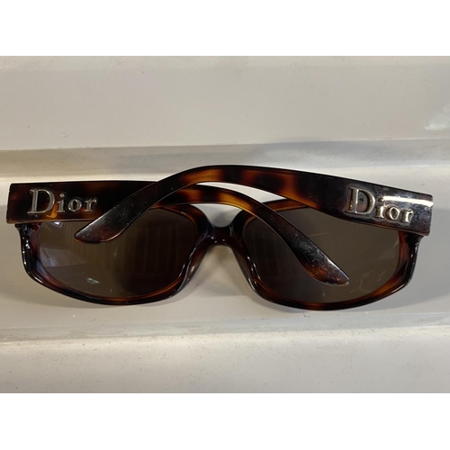 270 - A pair of vintage Dior sunglasses (scratch to lens)