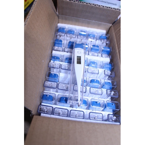 310 - A box of fifty new digital thermometers