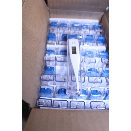 315 - A box of fifty new digital thermometers