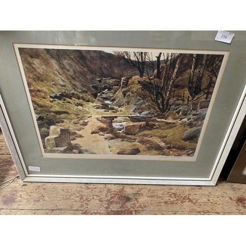 256 - A signed print by joseph Pigmills, shipping unavailable