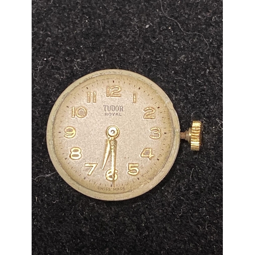 96 - An 18ct Gold Ladies Rolex in a Rolex clam box, a Ladies Tudor movement with a 9ct back, a Tudor box ... 