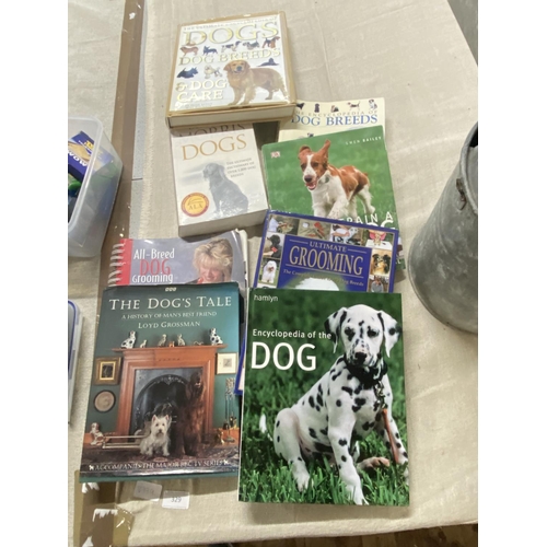 164 - A selection of collectable dog breeding books etc