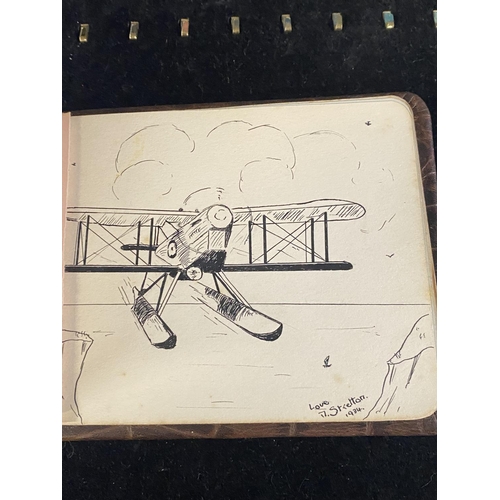 215 - A 1930's sketchbook/memoirs book