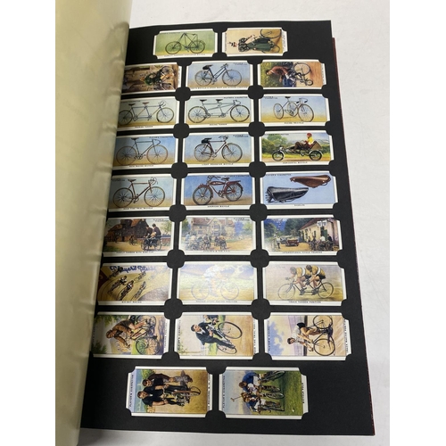 346 - A card collectors society folder full of reprint cigarette cards